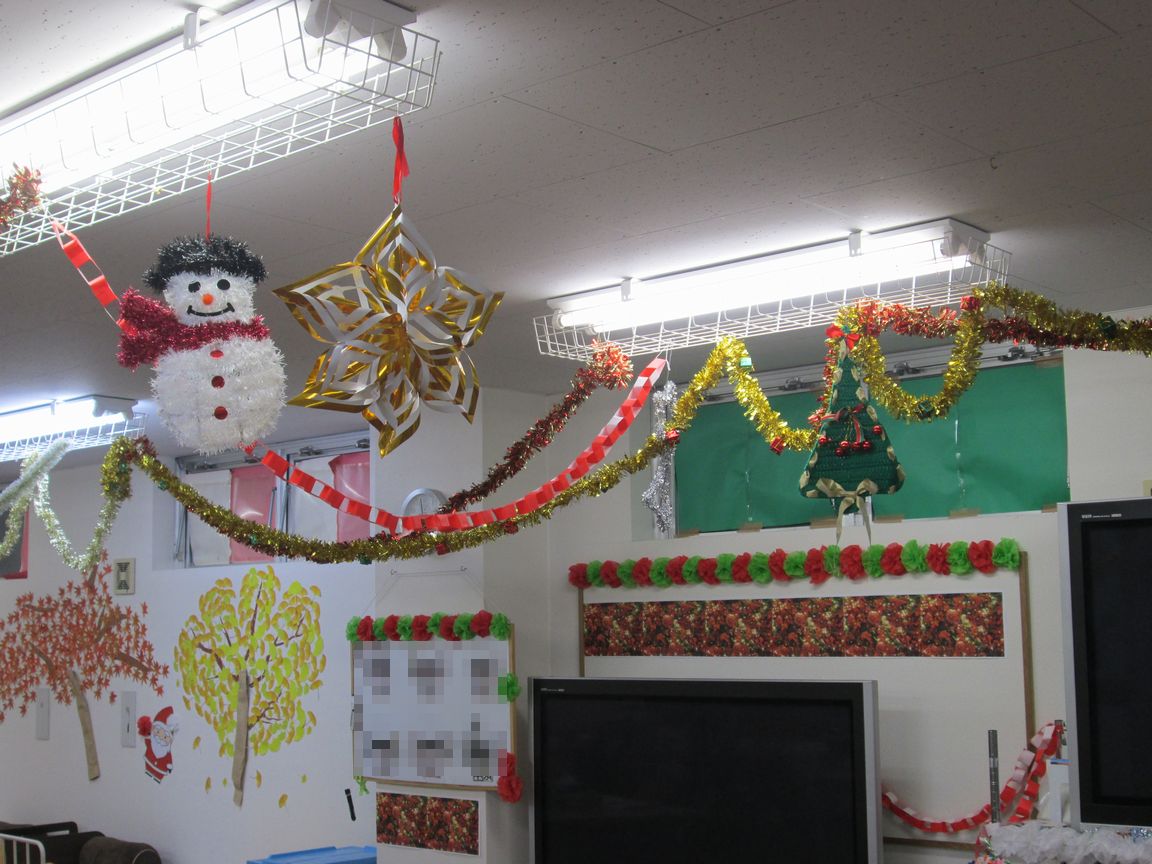 11月 第四週 クリスマス飾り作成 なごやかニュース デイサービスセンター なごやか志村 東京都板橋区